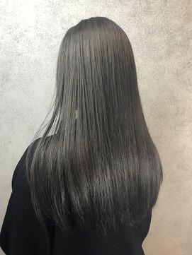 ヘアサロンM 新宿 外ハネボブ/アッシュブラウン/ネオウルフ/デザインカラー