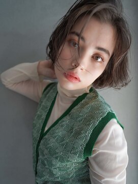 カンナ(Canna) クールショート/ピンクベージュ/ボブルフ/イルミナカラー/TOKIO