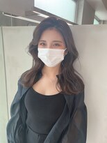 ガリカ 博多(Gallica)&nbsp;くびれレイヤーヘア×艶感グレージュカラー