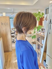 骨格にフィットする大人ショート♪スタイリスト下山