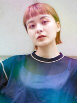 メリケンビューティーパーラー コウベ(MERICAN BEAUTY PARLOR KOBE)&nbsp;ぱっつんボブ　マッシュショートセクションカラー