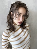 アイティーバイアルバム 下北沢店(IT by ALBUM)&nbsp;ミディアムアレンジ_チェリーブラウンフェミニンロング_8974