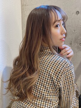 ルービック 奈良(Rubik's) ゆるふわウェーブ×メルティ―ベージュイルミナカラー