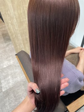テラスヘアラボ 新潟駅南(TERRACEhairLab.) 秋色♪サンセットピンク