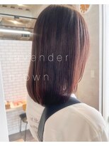 バリー(VALLEY)&nbsp;【VALLEY  hair care&spa】大人可愛いラベンダーブラウン