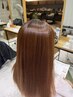 【SNS話題】カット+縮毛矯正+髪質改善ケラリファイン　￥24000