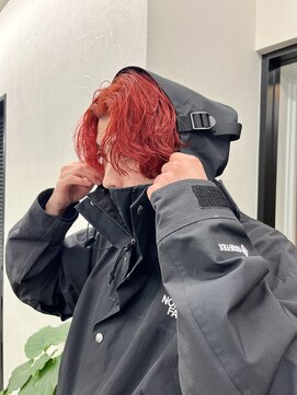 ソソ(soso) ブリーチ無しで作るオレンジレッド