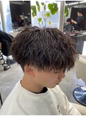 熊本ツイストスパイラル メンズパーマ メンズカット
