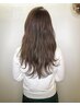ダメージ少なめ♪ふんわりストレートパーマ&似合わせカット￥18650
