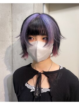 インク 渋谷(INK.) シャギーカット デザインカラー