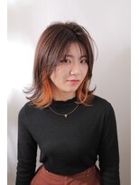 資生堂シンボリックサロン・アルベール&nbsp;ブラウン×オレンジ［ふじみ野］