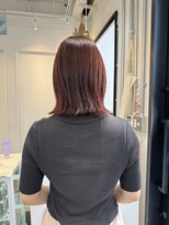 ロカ 表参道(loka)&nbsp;サラ艶ヘア/レッドブラウン[表参道/ブリーチ/ハイライト]Mai