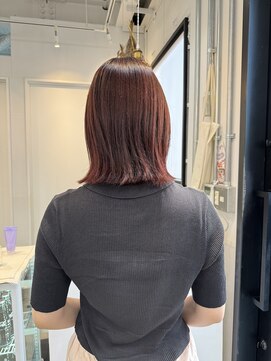 ロカ 表参道(loka) サラ艶ヘア/レッドブラウン[表参道/ブリーチ/ハイライト]Mai