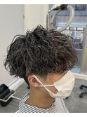 ツイストスパイラルパーマツイストパーマメンズマッシュパーマ