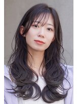 ウォークヘアーグロウ(Walk hair grow)&nbsp;韓国風ゆるふわカールロング×スモークベージュブラウン