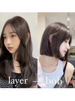 コート 表参道(Cote)&nbsp;レイヤーカットからボブヘアへのスタイルチェンジ