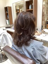 ピークアブー アヴェダ アトレ恵比寿(PEEK-A-BOO AVEDA) ミディアムレイヤー ベージュブラウン