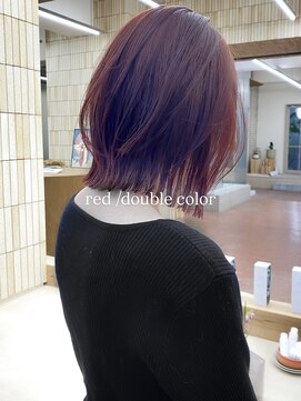 パークレーン アイス イヴェン(park lane ICI yeven) ブリーチなしカラーグレージュ20代30代40代ダブルカラーレイヤー