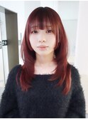 ロングおくれ毛美髪前髪カット顔周りレイヤー_ba548921