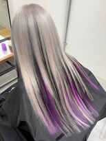 ネクスト 池袋(NEXT)&nbsp;【ダブルカラー×エクステ】シールエクステ/ホワイトカラー