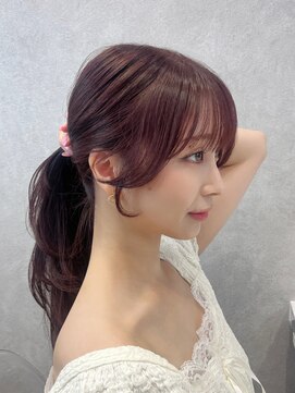 ロンド フィーユ(Lond fille) 流れる顔周り/髪質改善/イノアカラー/縮毛矯正/銀座