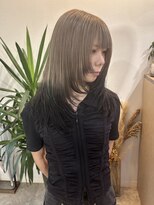 ラニヘアサロン(lani hair salon)&nbsp;グレージュ×ブラック/グラデーションカラー/デザインカラー