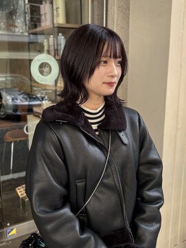 ダークラベンダー/ボブ【神戸/元町】