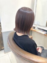 ネオリーブ チロル 横浜西口店(Neolive CiroL.)&nbsp;ヘンリーボブ/外ハネスタイル/黒髪/縮毛矯正【横浜】k