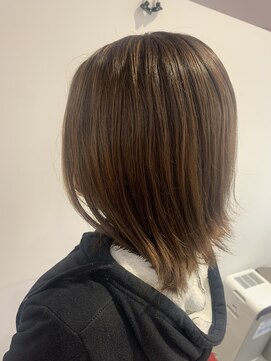 ルルバイアズール 草加店(LULU by azule) ナチュラルハイライト,ベージュ,艶カラー【草加】