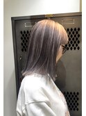 ハイライト　バレイヤージュ　ショート　レイヤー　髪質改善