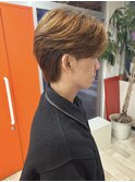 《RIP SOUL》 明るめブラウンカラー フェザーショート