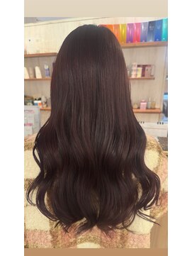 サリュー バイ イザ(Salut by IZA) ピンクパープルカラー似合わせカットロング