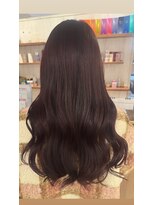 サリュー バイ イザ(Salut by IZA) ピンクパープルカラー似合わせカットロング