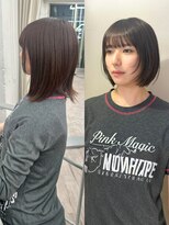 アルテヘアー(arte HAIR)&nbsp;【arteHAIR】BeforeAfterあり/レイヤーボブ/顔まわりレイヤー