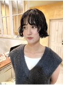 リップラインのボブパーマ