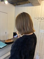 アンプリュス リアン(1+ Unplus lien)&nbsp;切りっぱなし外ハネボブ/亀戸