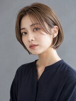 トリニティ(trinity)&nbsp;髪質改善カラー 白髪ぼかし ベージュ ショートボブ 豊見城
