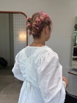 ルリアン(Le lien)&nbsp;ブラウンとピンクのオシャレカラー
