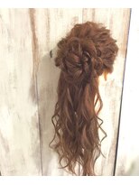 【AnFyeforprco】ハーフアップ×お花アレンジ☆