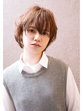 ブラッソヘア(brasso HAIR) マッシュショート×セピアアッシュ
