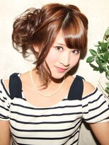 と和×美髪クリニック 巣鴨店&nbsp;かわいい編み込み　アップスタイル×ルーズアップ風　巣鴨店