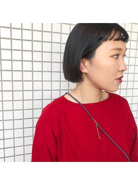 ファッジ 南柏(FUDGE) 【FUDGE】 コンパクトボブ ダークラベンダーベージュ