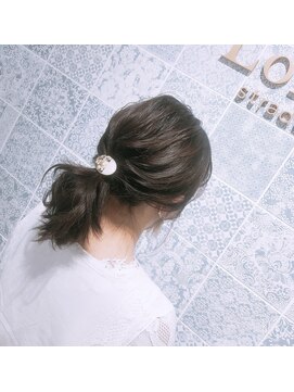 ロンド ストラーダ 心斎橋(Lond strada) セクションカラーペールベージュ