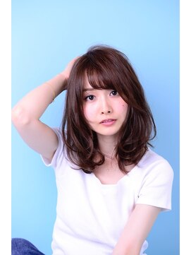 シャメル(Chamel) デジタルパーマでふんわり大人可愛いセミロング