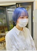 マッシュショート＊ペールブルー
