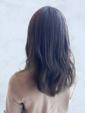 アドラーブル 長岡リップス旭岡店(adorable) 艶髪☆暗めアッシュグレージュ☆大人可愛いゆる巻きロング