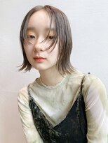 アイティー バイ アルバム 浦和店(IT by ALBUM)&nbsp;外ハネボブ_ビタミンカラーメルティカラーくびれヘア_8858