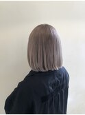 【熊谷】ハイトーンベージュ×ボブ