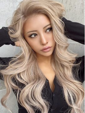 ロウル 渋谷(LOWRL) シルキーベージュ/シールエクステ/ケアブリーチダブルカラー渋谷