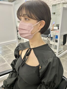 キートス 高知店(kiitos) ◯大人可愛い耳かけコンパクトショートボブ